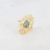 BOHM PARIS | Bague Sélina -kirurginterässormus afrikanturkoosi -kivellä