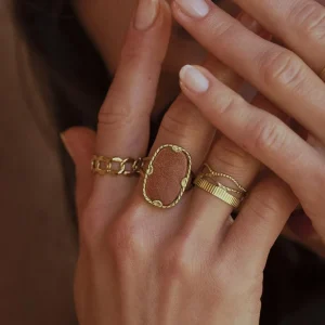 BOHM PARIS | Bague Tyana -kirurginterässormus (kulta)