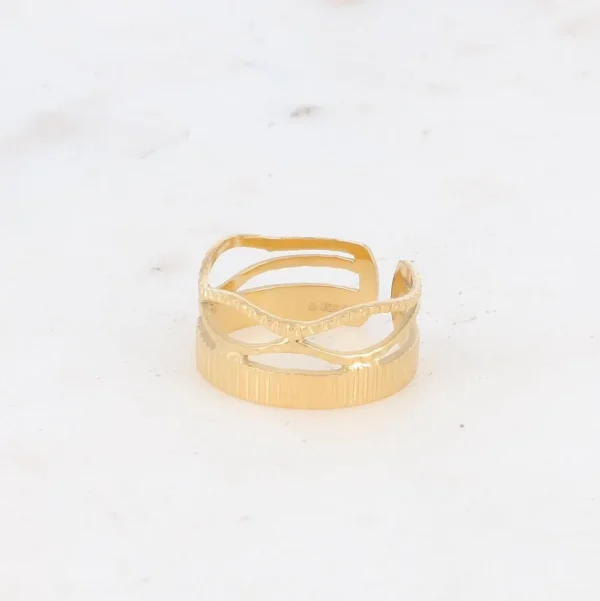 BOHM PARIS | Bague Tyana -kirurginterässormus (kulta)