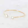 BOHM PARIS | Bracelet Betty -kristallirannekoru (kulta, opaalivalkoinen)