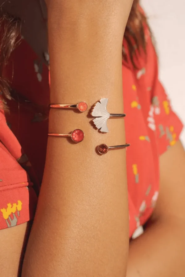 BOHM PARIS | Bracelet Betty -kristallirannekoru (kulta, musta, kirkas)