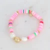 BOHM PARIS | Bracelet Evana -monivärinen kesäkoru makeanvedenhelmin