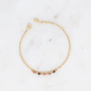 BOHM PARIS | Bracelet Maximilien -rhodoniitti rannekoru