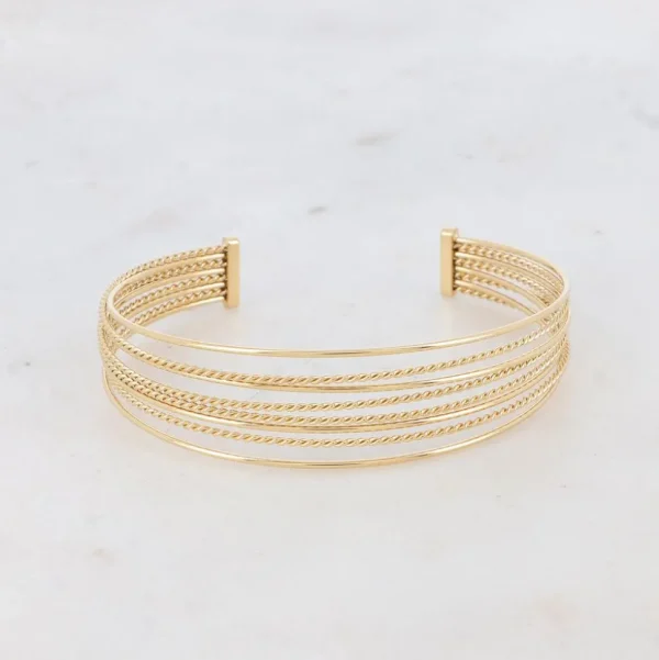 BOHM PARIS | Bracelet Olana -monikerroksinen rannekoru (kulta)