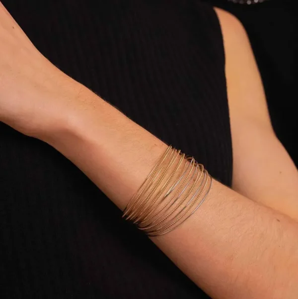BOHM PARIS | Bracelet Olana -monikerroksinen rannekoru (kulta)