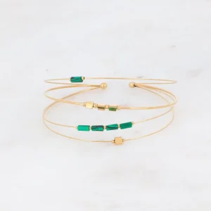 BOHM PARIS | Bracelet Orsone -malakiitti rannekoru
