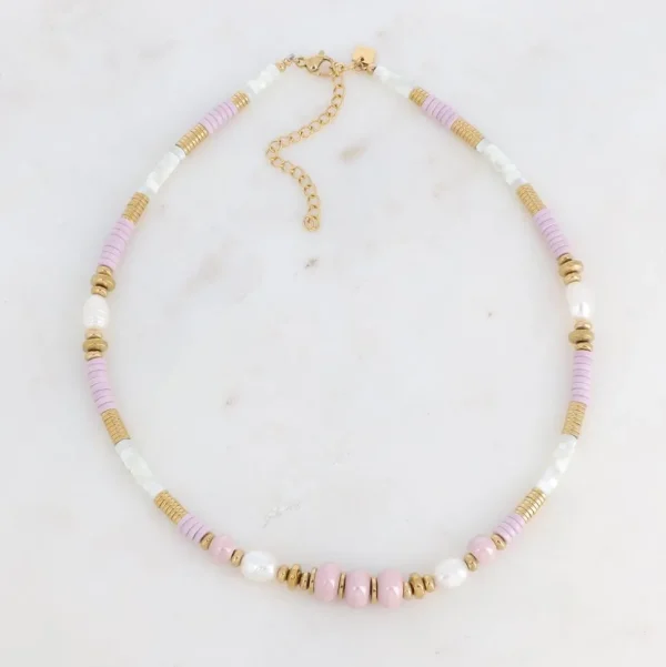 BOHM PARIS | Collier Ariadnanie -laventeli kesäkoru makeanvedenhelmin