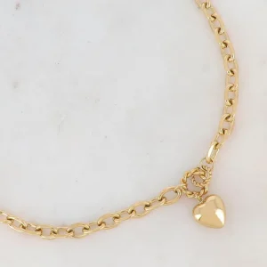 BOHM PARIS | Collier Braidy -sydänkaulakoru paksulla ketjulla (kulta)