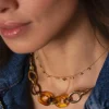 BOHM PARIS | Collier Méloé -kaulakoru pienin ginkgo koristein