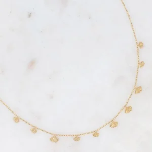 BOHM PARIS | Collier Méloé -kaulakoru pienin ginkgo koristein