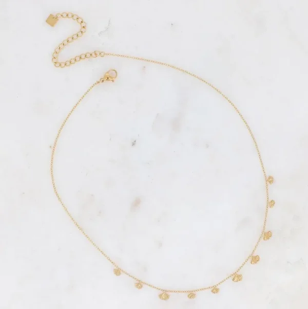BOHM PARIS | Collier Méloé -kaulakoru pienin ginkgo koristein