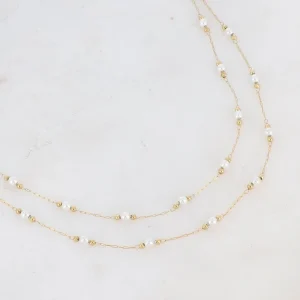 BOHM PARIS | Collier Nerrina -kerroskaulakoru makeanvedenhelmin