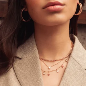 BOHM PARIS | Collier Ronan -rhodonite - rhodoniitti luonnonkivikaulakoru