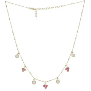 BOHM PARIS | Collier Ronan -rhodonite - rhodoniitti luonnonkivikaulakoru