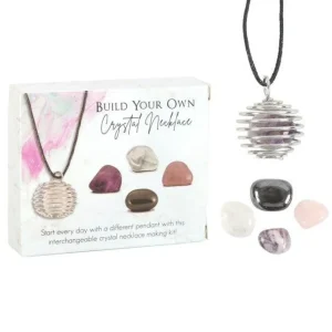 Build Your Own Crystal Necklace -luonnonkivi kaulakoru lahjapakkaus
