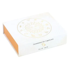 Capricorn Crystal Tumblestone Set -kauriin luonnonkivi lahjapakkaus