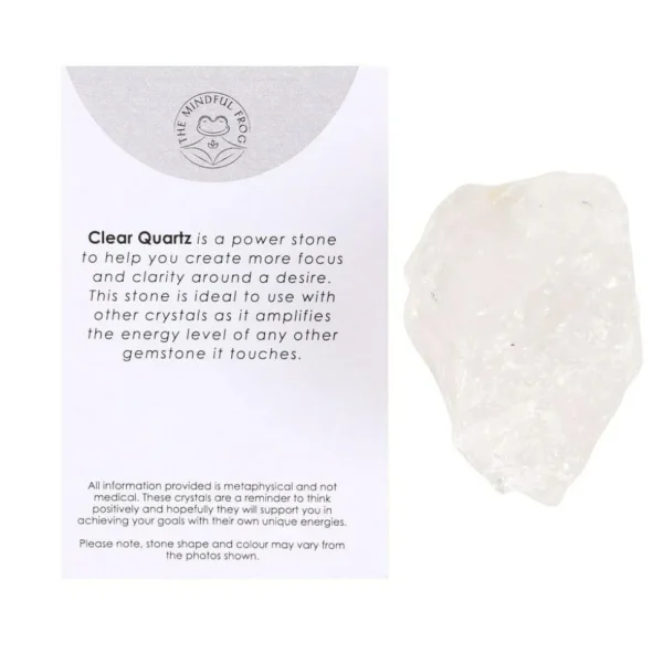Clear Quartz Healing Rough Crystal -vuorikristalli raakakivi