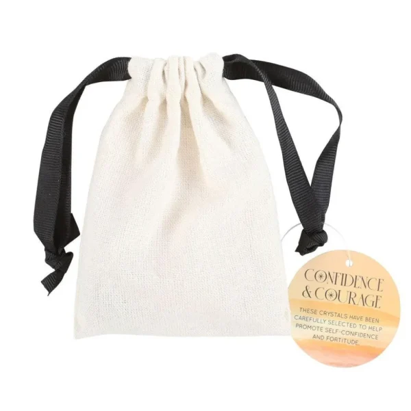 Confidence & Courage Healing Crystal Set -rohkeutta tuovat kivet setti