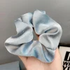 Donitsi/Scrunchie | SUGAR SUGAR, Deluxe Satin Scrunchie in Bluish Grey