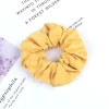 Donitsi/Scrunchie | SUGAR SUGAR, Yellow Satin Scrunchie