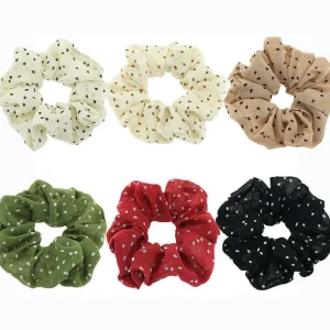 Donitsi/Scrunchie | SUGAR SUGAR, Medium Dark Polkadot
