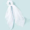 Donitsi/Scrunchie | SUGAR SUGAR, White Polkadot Bowtie Scrunchie