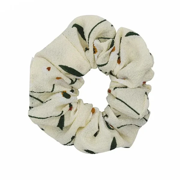 Donitsi/Scrunchie | SUGAR SUGAR, Pattern -kermanvalkoinen scrunchie