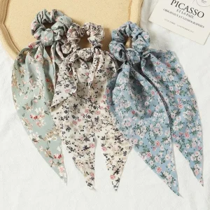 Donitsi/Scrunchie | SUGAR SUGAR, Small Flowers Bowtie Scrunchie