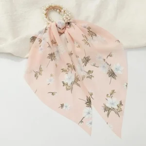 Donitsi/Scrunchie | SUGAR SUGAR, Spring Flowers Bowtie Scrunchie