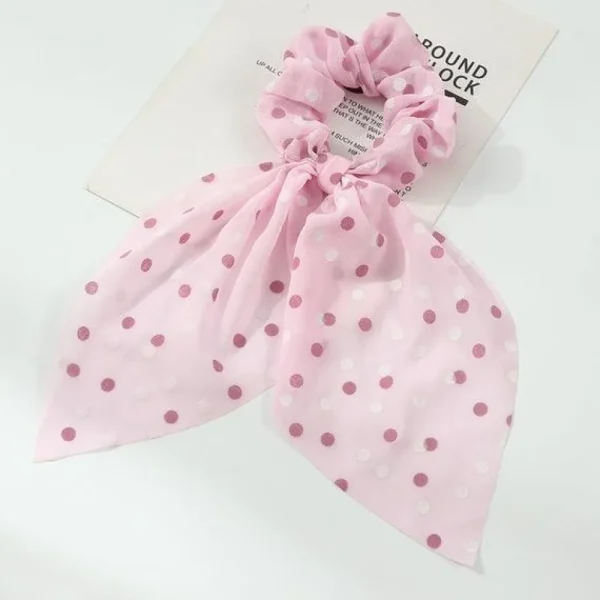 Donitsi/Scrunchie | SUGAR SUGAR, Polkadot Bowtie Scrunchie