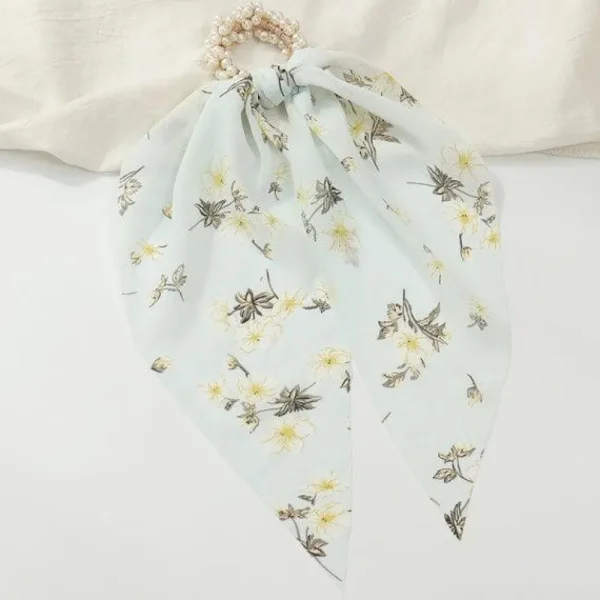 Donitsi/Scrunchie | SUGAR SUGAR, Spring Flowers Bowtie Scrunchie