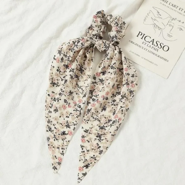 Donitsi/Scrunchie | SUGAR SUGAR, Small Flowers Bowtie Scrunchie