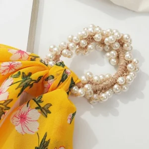 Donitsi/Scrunchie | SUGAR SUGAR, Spring Flowers Bowtie Scrunchie
