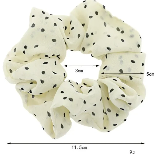 Donitsi/Scrunchie | SUGAR SUGAR, Medium Dark Polkadot