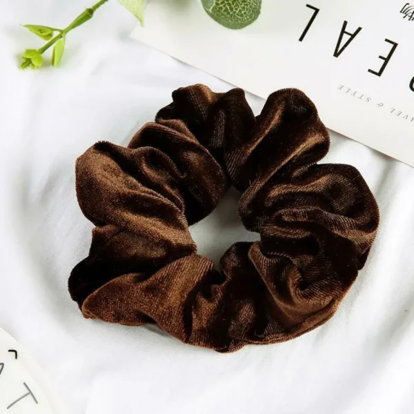 Donitsi/Scrunchie | SUGAR SUGAR, Medium Velvet Scrunchie -samettidonitsi