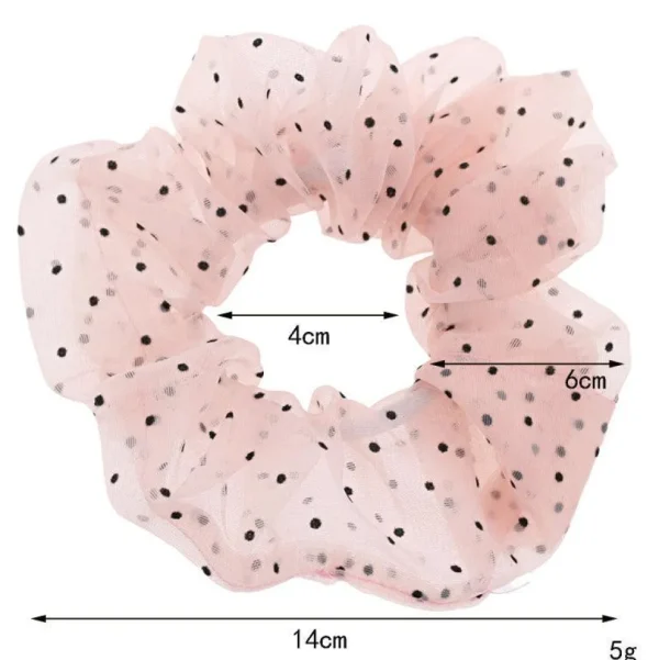 Donitsi/Scrunchie | SUGAR SUGAR, Medium Pastel Polkadot