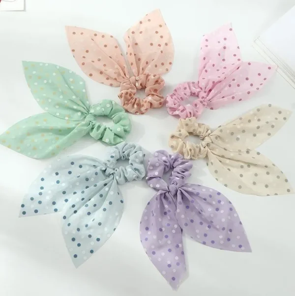 Donitsi/Scrunchie | SUGAR SUGAR, Polkadot Bowtie Scrunchie