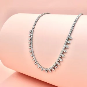FRENCH RIVIERA | Gaby Necklace -kirurginteräksinen strassikaulakoru