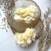 FRENCH RIVIERA | Jasmine -kukkakorvakorut (kerma)