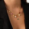 FRENCH RIVIERA | Jenny -kirurginteräksinen maskottikaulakoru (kulta)