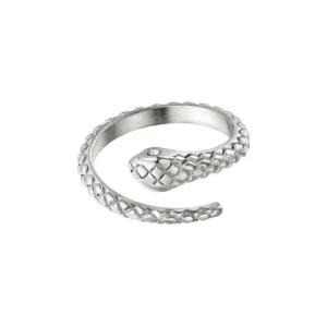 FRENCH RIVIERA | Lara Snake Ring -käärmesormus kirurginterästä