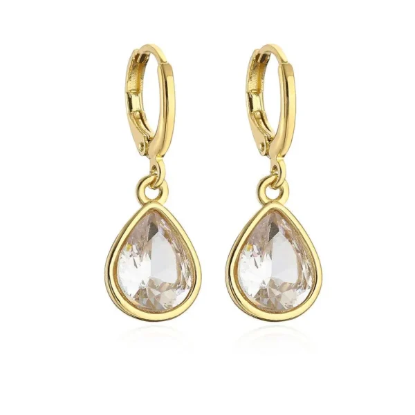 FRENCH RIVIERA | Ophelia Earrings -kirkkaat pisarakorvakorut