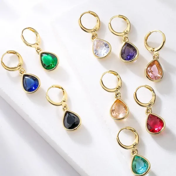 FRENCH RIVIERA | Ophelia Earrings -siniset pisarakorvakorut