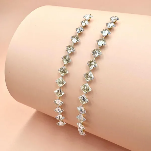 FRENCH RIVIERA | Paméla Earrings -kirkkaat juhlakorvakorut (kulta)