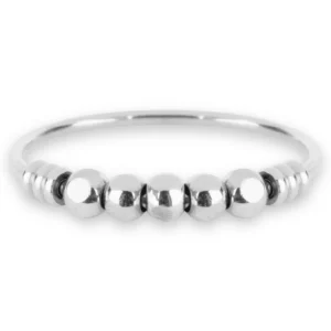 FRENCH RIVIERA | Simple Anxiety Ring -kirurginteräksinen stressisormus