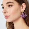 FRENCH RIVIERA | Viola -modernit kirurginteräskorvakorut (violetti)