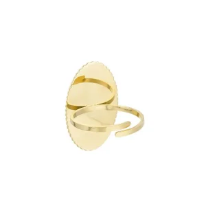 FRENCH RIVIERA | Beata Ring in Black -kivellinen sormus kirurginterästä