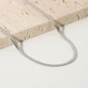 FRENCH RIVIERA | Ada Chain in Silver -kirurginteräksinen 5mm käärmeketju