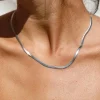 FRENCH RIVIERA | Ada Chain in Silver -kirurginteräksinen 3mm käärmeketju