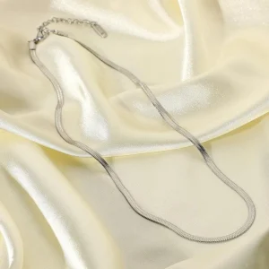 FRENCH RIVIERA | Ada Chain in Silver -kirurginteräksinen 4mm käärmeketju